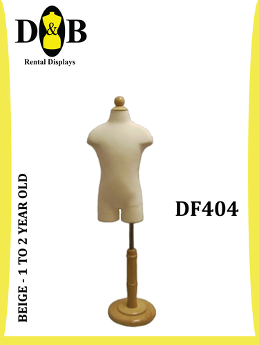 Dress Form (1 to 2 Year Old), Beige, DF404