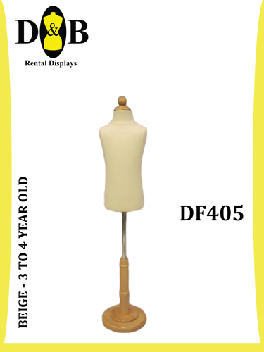 Dress Form (3 to 4 Year Old), Beige, Kid DF405