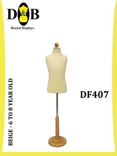 Dress Form (6 to 8 Year Old), Beige, Kid DF407