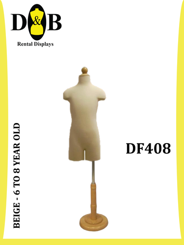 Dress Form (6 to 8 Year Old), Beige, Kid, DF408