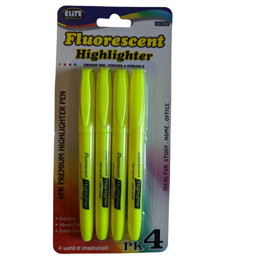 Fluorescent highlighters