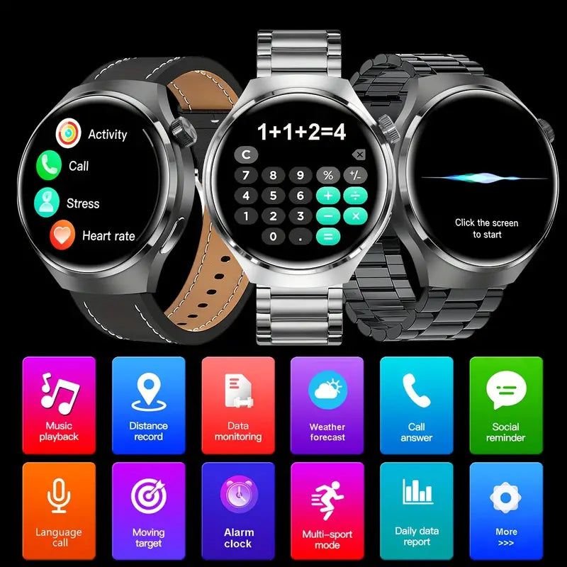 1.39-inch Men smart watch HD full touch screen [FREE-Click for details]