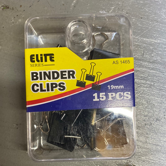 BINDER CLIPS 15mm