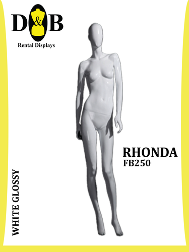 Egghead Full Body  White Glossy, Female RHONDA FB250